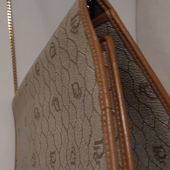 Christian Dior Signature Honeycomb Monogram Purse With Original Chain Strap - Picture 9 of 16